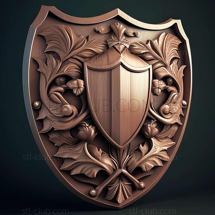 3D model shield (STL)